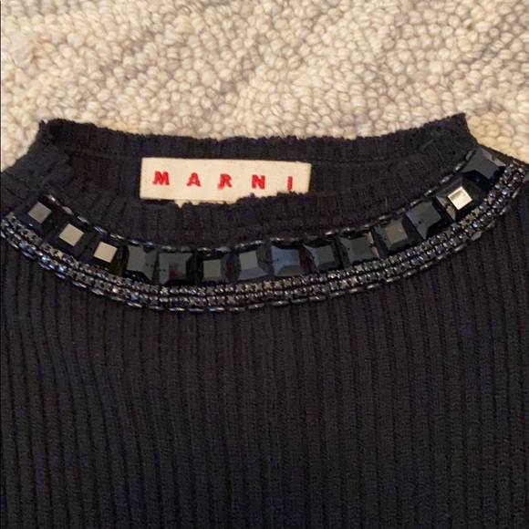 Marni ribbed high low sweater - Picture 2 of 5